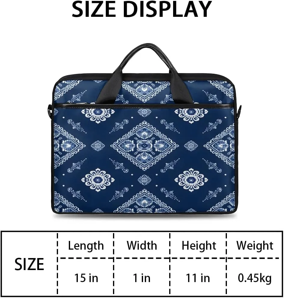 Laptop Shoulder Bag for 13-15 Inch Waterproof Laptop Sleeve Case Bag Slim Computer Carry Case Computer Cases for Laptops