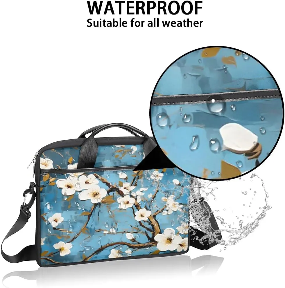 Laptop Shoulder Bag for 13-15 Inch Waterproof Laptop Sleeve Case Bag Slim Computer Carry Case Computer Cases for Laptops