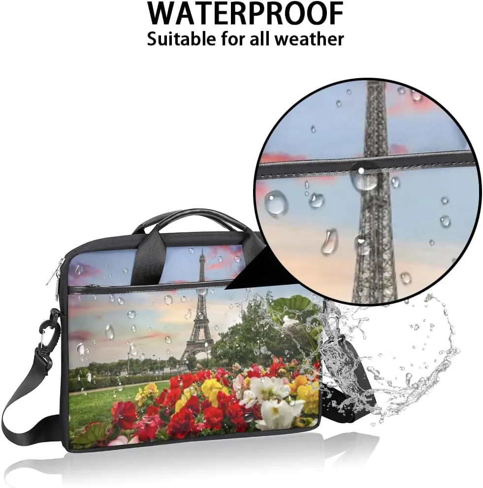 Laptop Shoulder Bag for 13-15 Inch Waterproof Laptop Sleeve Case Bag Slim Computer Carry Case Computer Cases for Laptops