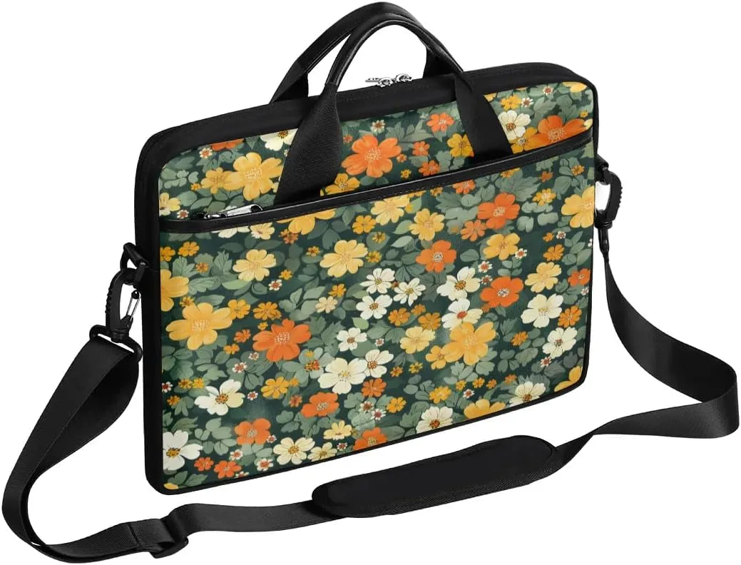 Laptop Shoulder Bag for 13-15 Inch Waterproof Laptop Sleeve Case Bag Slim Computer Carry Case Computer Cases for Laptops