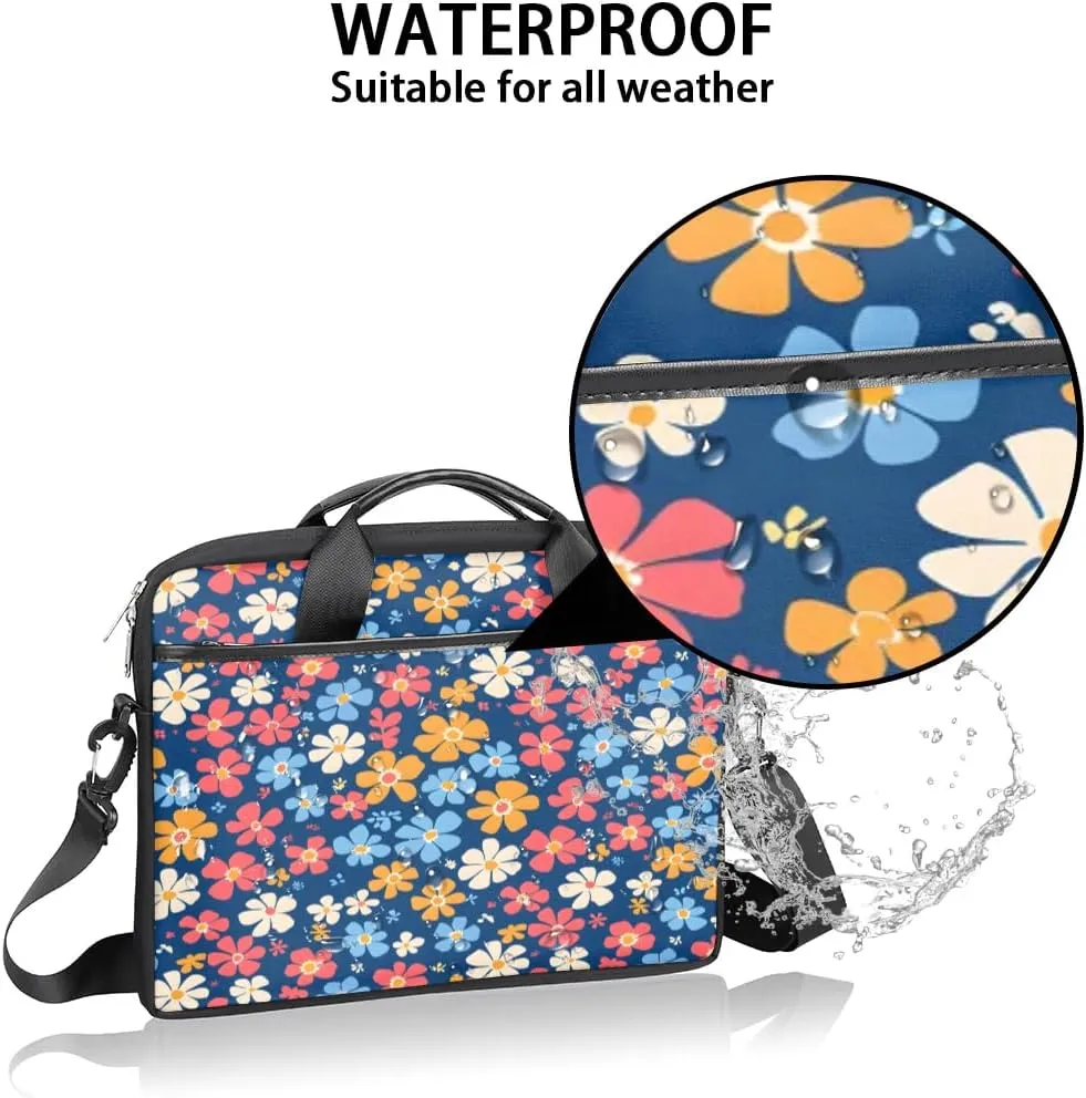 Laptop Shoulder Bag for 13-15 Inch Waterproof Laptop Sleeve Case Bag Slim Computer Carry Case Computer Cases for Laptops