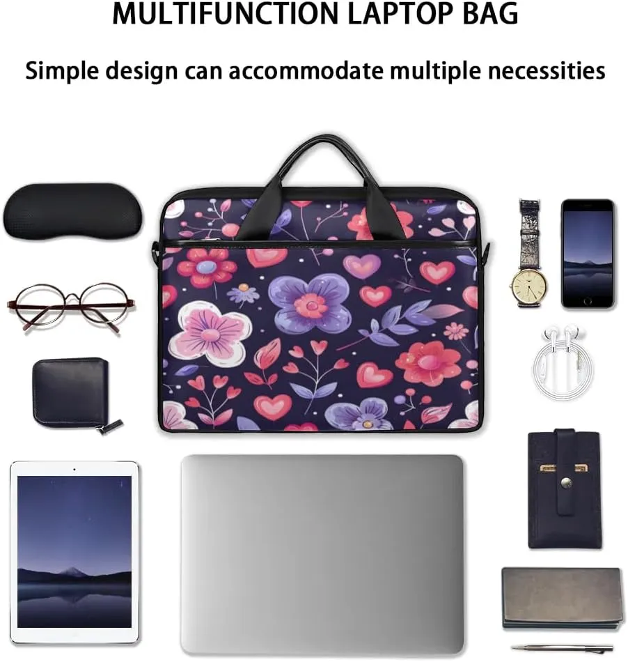 Laptop Shoulder Bag for 13-15 Inch Waterproof Laptop Sleeve Case Bag Slim Computer Carry Case Computer Cases for Laptops