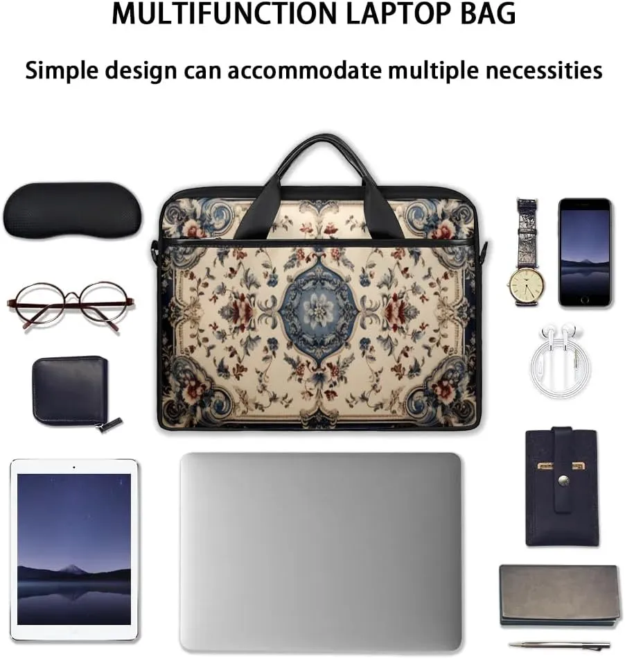 Laptop Shoulder Bag for 13-15 Inch Waterproof Laptop Sleeve Case Bag Slim Computer Carry Case Computer Cases for Laptops