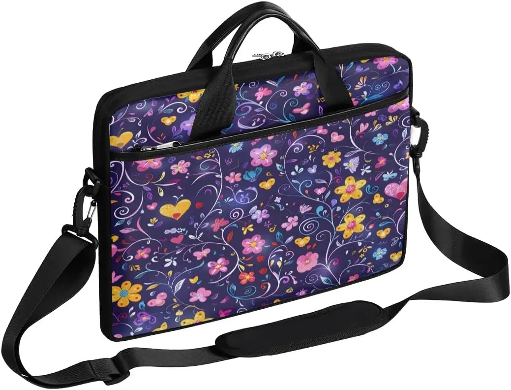 Laptop Shoulder Bag for 13-15 Inch Waterproof Laptop Sleeve Case Bag Slim Computer Carry Case Computer Cases for Laptops