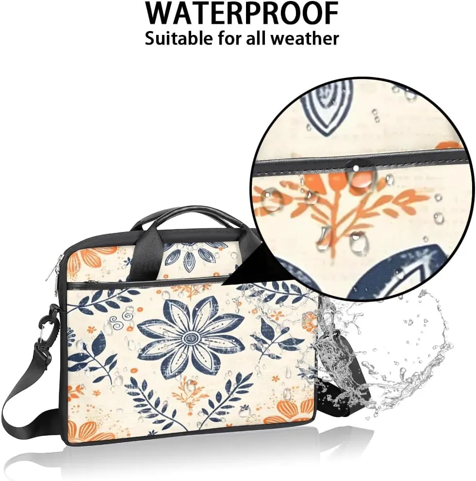 Laptop Shoulder Bag for 13-15 Inch Waterproof Laptop Sleeve Case Bag Slim Computer Carry Case Computer Cases for Laptops