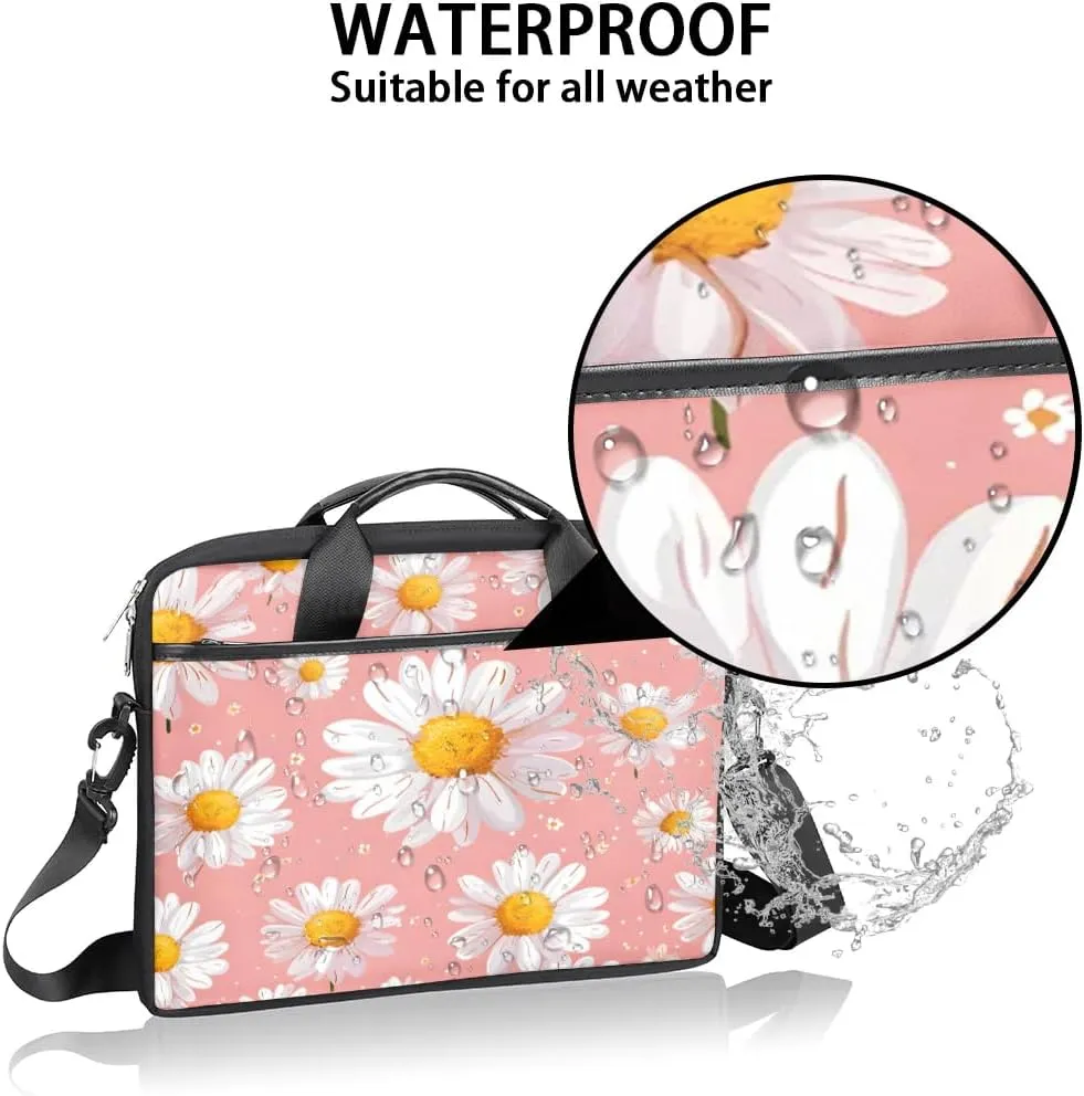 Laptop Shoulder Bag for 13-15 Inch Waterproof Laptop Sleeve Case Bag Slim Computer Carry Case Computer Cases for Laptops