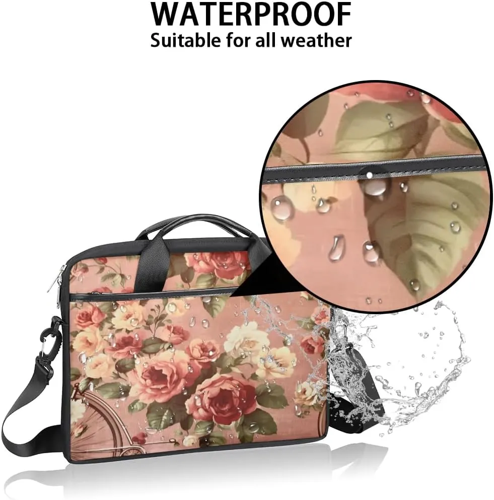 Laptop Shoulder Bag for 13-15 Inch Waterproof Laptop Sleeve Case Bag Slim Computer Carry Case Computer Cases for Laptops