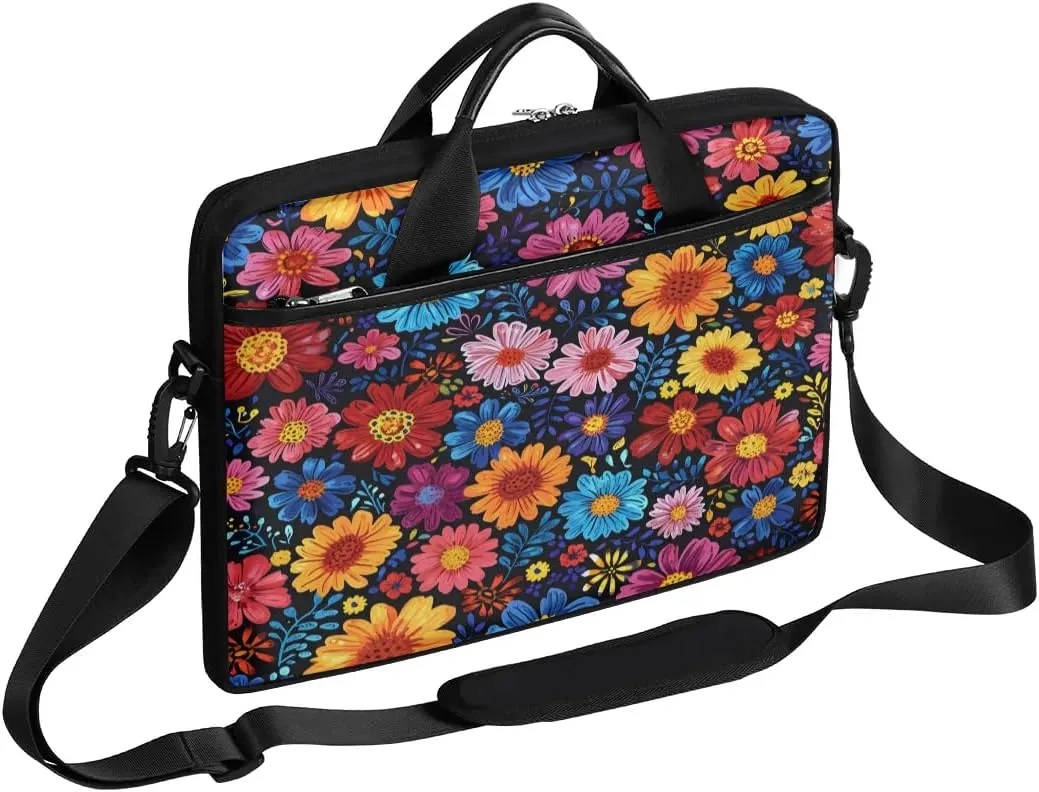 Laptop Shoulder Bag for 13-15 Inch Waterproof Laptop Sleeve Case Bag Slim Computer Carry Case Computer Cases for Laptops