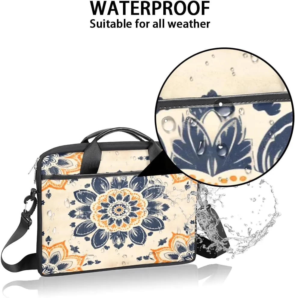 Laptop Shoulder Bag for 13-15 Inch Waterproof Laptop Sleeve Case Bag Slim Computer Carry Case Computer Cases for Laptops