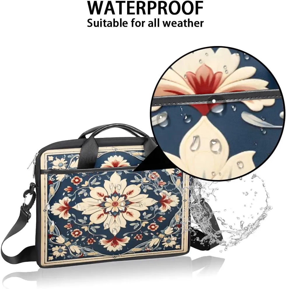 Laptop Shoulder Bag for 13-15 Inch Waterproof Laptop Sleeve Case Bag Slim Computer Carry Case Computer Cases for Laptops