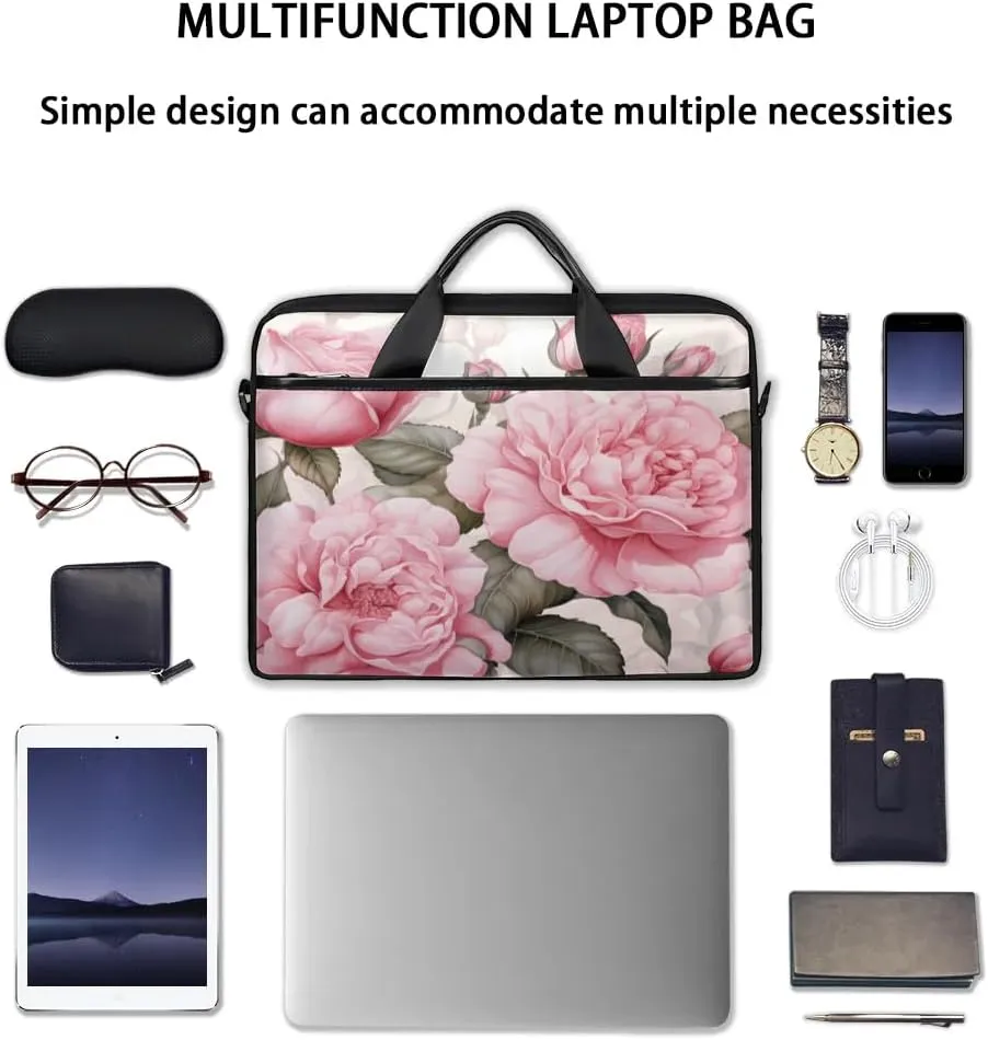 Laptop Shoulder Bag for 13-15 Inch Waterproof Laptop Sleeve Case Bag Slim Computer Carry Case Computer Cases for Laptops