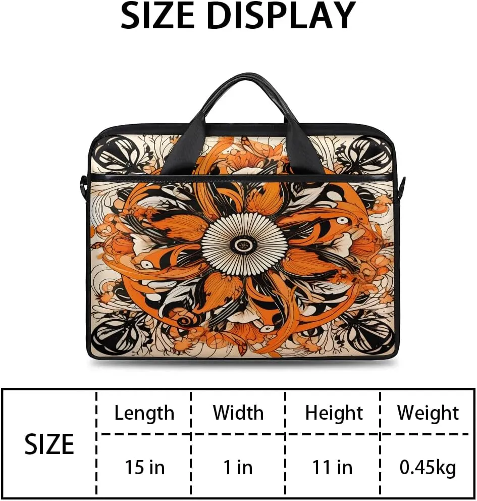 Laptop Shoulder Bag for 13-15 Inch Waterproof Laptop Sleeve Case Bag Slim Computer Carry Case Computer Cases for Laptops