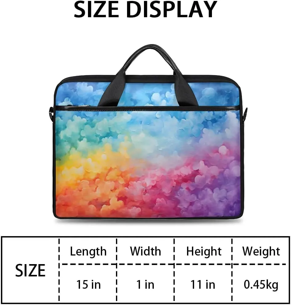 Laptop Shoulder Bag for 13-15 Inch Waterproof Laptop Sleeve Case Bag Slim Computer Carry Case Computer Cases for Laptops