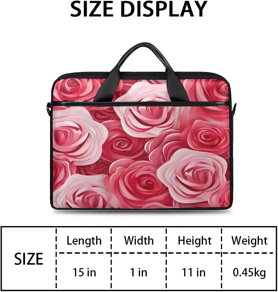 Laptop Shoulder Bag for 13-15 Inch Waterproof Laptop Sleeve Case Bag Slim Computer Carry Case Computer Cases for Laptops