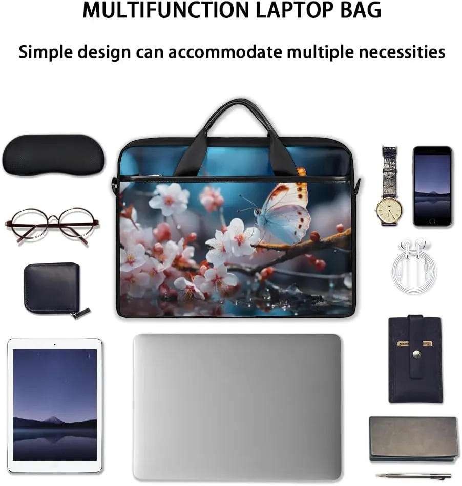 Laptop Shoulder Bag for 13-15 Inch Waterproof Laptop Sleeve Case Bag Slim Computer Carry Case Computer Cases for Laptops
