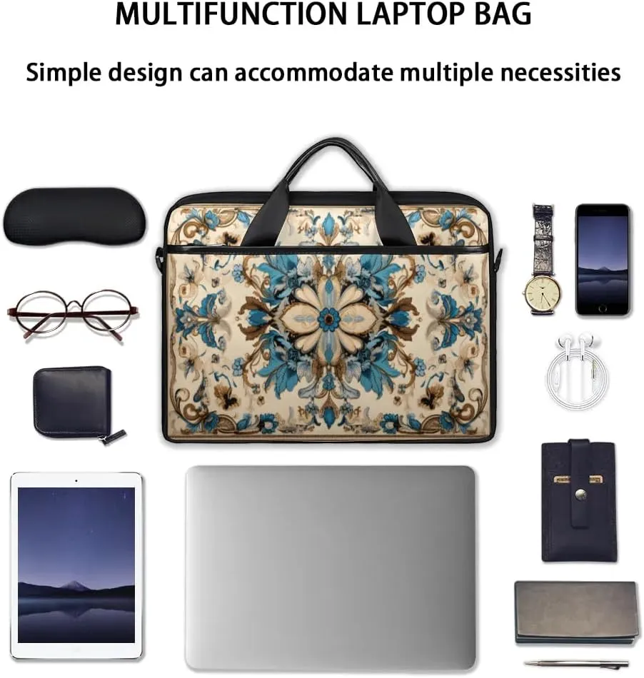 Laptop Shoulder Bag for 13-15 Inch Waterproof Laptop Sleeve Case Bag Slim Computer Carry Case Computer Cases for Laptops