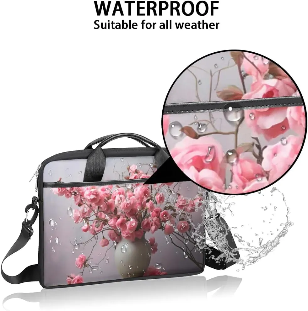 Laptop Shoulder Bag for 13-15 Inch Waterproof Laptop Sleeve Case Bag Slim Computer Carry Case Computer Cases for Laptops