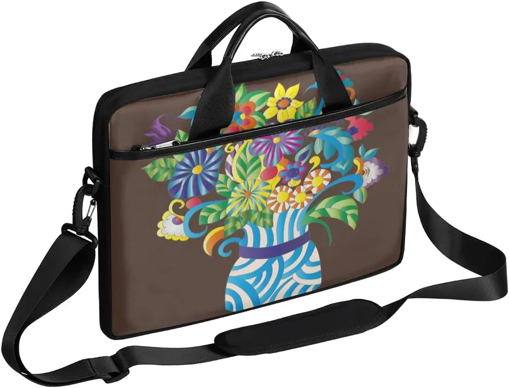 Laptop Shoulder Bag for 13-15 Inch Waterproof Laptop Sleeve Case Bag Slim Computer Carry Case Computer Cases for Laptops