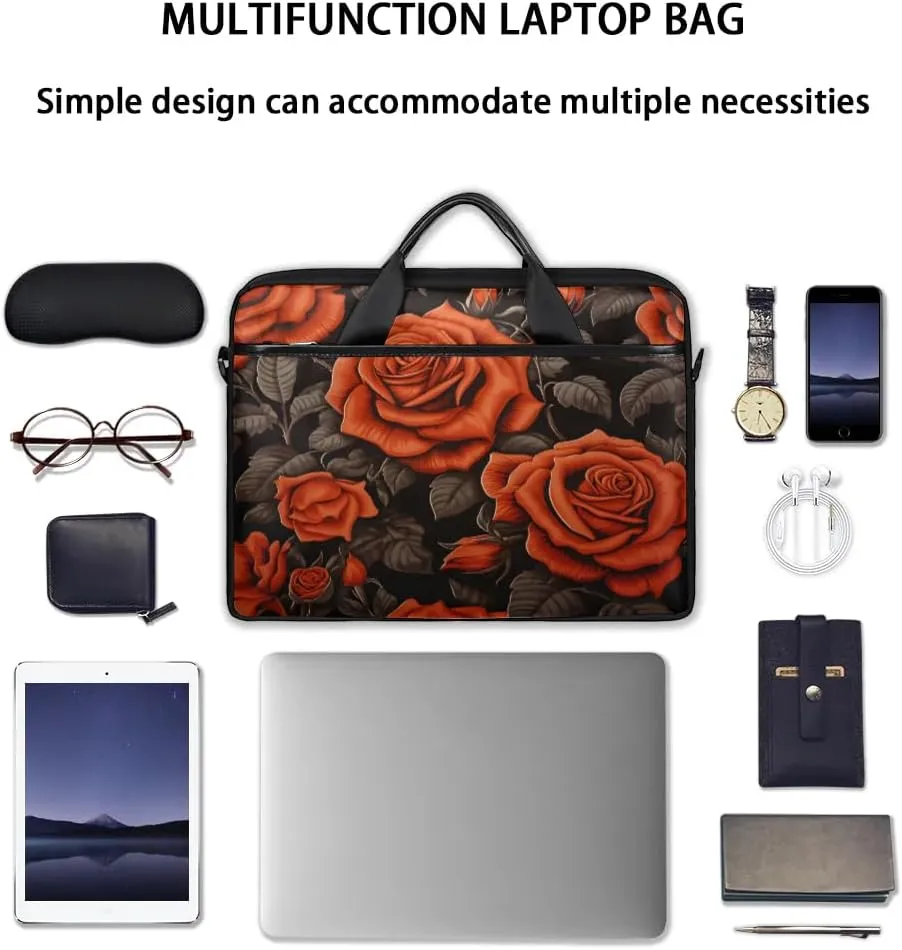 Laptop Shoulder Bag for 13-15 Inch Waterproof Laptop Sleeve Case Bag Slim Computer Carry Case Computer Cases for Laptops
