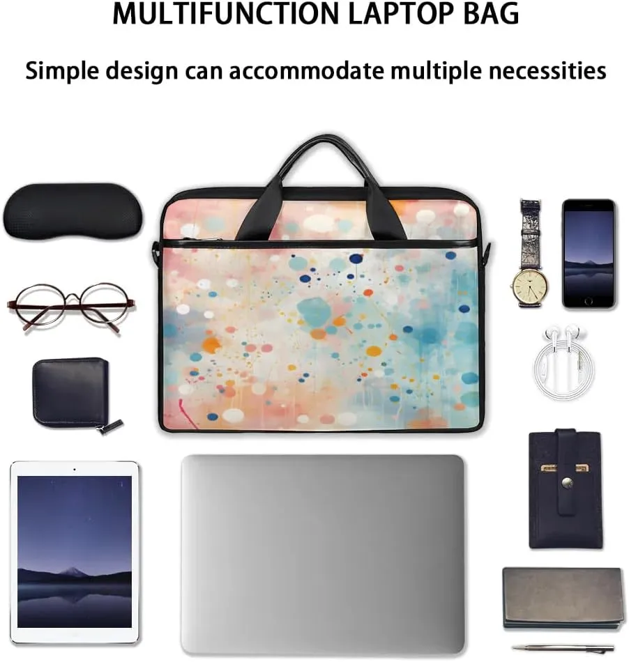 Laptop Shoulder Bag for 13-15 Inch Waterproof Laptop Sleeve Case Bag Slim Computer Carry Case Computer Cases for Laptops