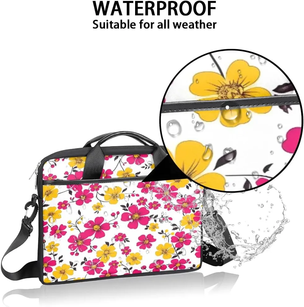 Laptop Shoulder Bag for 13-15 Inch Waterproof Laptop Sleeve Case Bag Slim Computer Carry Case Computer Cases for Laptops