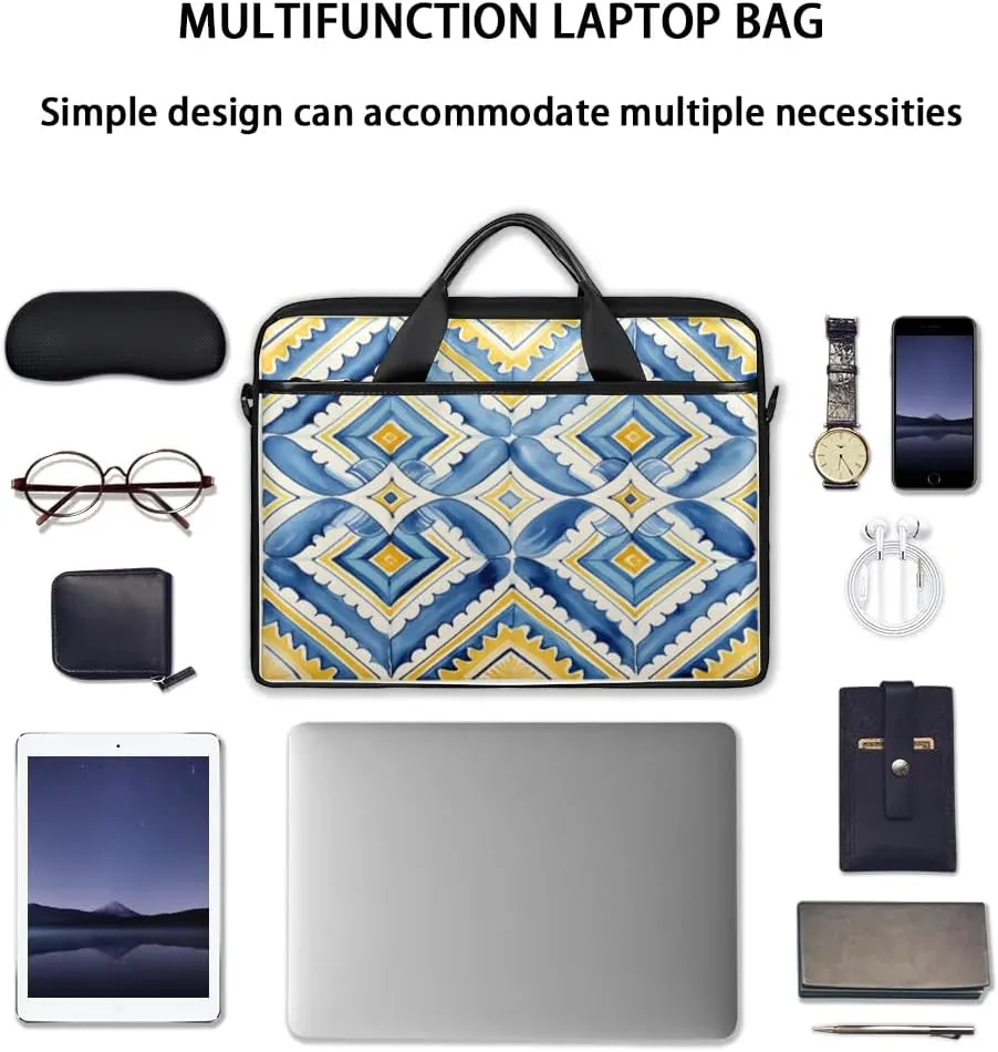 Laptop Shoulder Bag for 13-15 Inch Waterproof Laptop Sleeve Case Bag Slim Computer Carry Case Computer Cases for Laptops