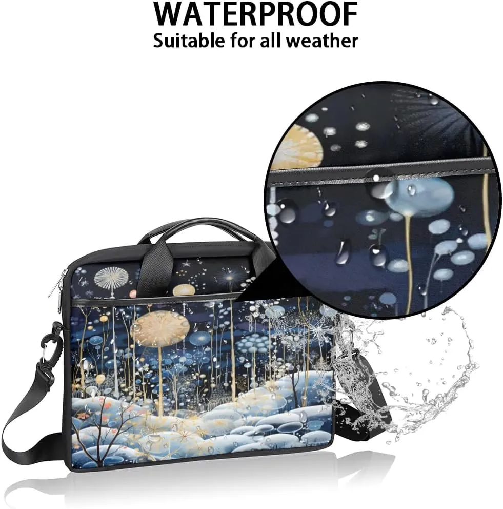 Laptop Shoulder Bag for 13-15 Inch Waterproof Laptop Sleeve Case Bag Slim Computer Carry Case Computer Cases for Laptops