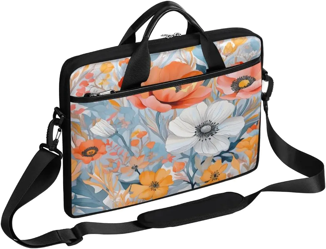 Laptop Shoulder Bag for 13-15 Inch Waterproof Laptop Sleeve Case Bag Slim Computer Carry Case Computer Cases for Laptops