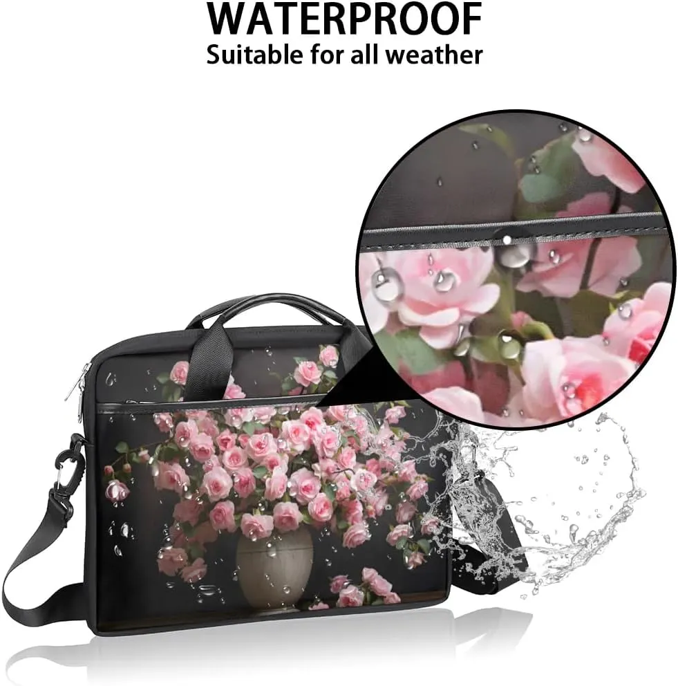 Laptop Shoulder Bag for 13-15 Inch Waterproof Laptop Sleeve Case Bag Slim Computer Carry Case Computer Cases for Laptops
