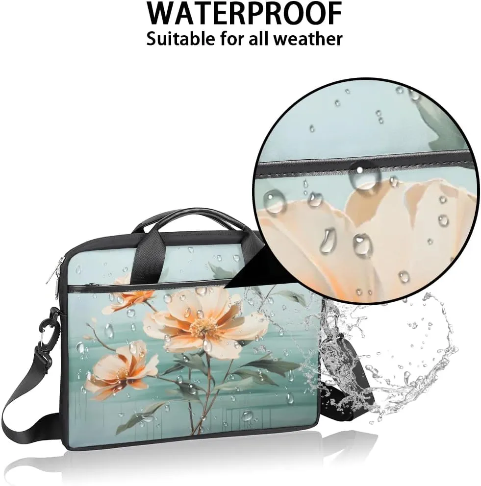 Laptop Shoulder Bag for 13-15 Inch Waterproof Laptop Sleeve Case Bag Slim Computer Carry Case Computer Cases for Laptops