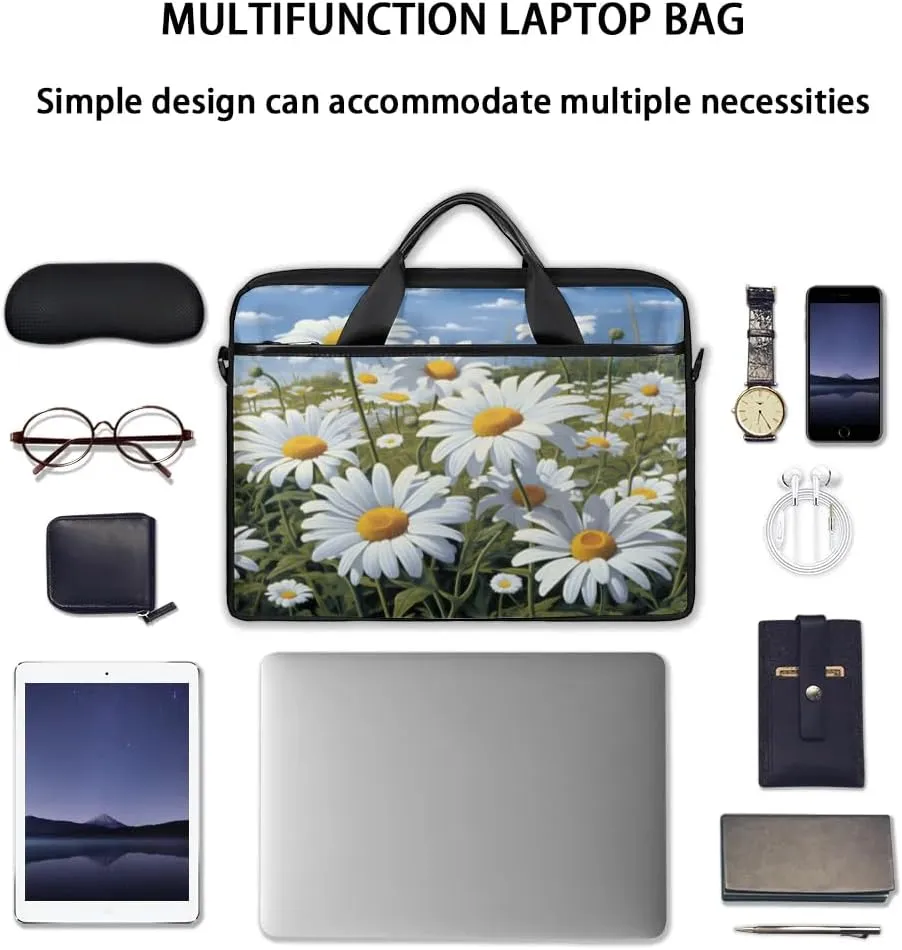 Laptop Shoulder Bag for 13-15 Inch Waterproof Laptop Sleeve Case Bag Slim Computer Carry Case Computer Cases for Laptops