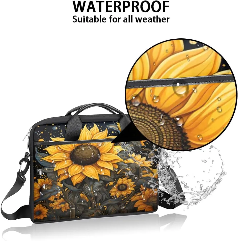 Laptop Shoulder Bag for 13-15 Inch Waterproof Laptop Sleeve Case Bag Slim Computer Carry Case Computer Cases for Laptops