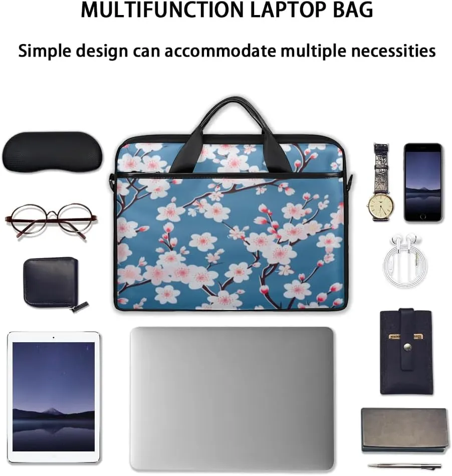 Laptop Shoulder Bag for 13-15 Inch Waterproof Laptop Sleeve Case Bag Slim Computer Carry Case Computer Cases for Laptops