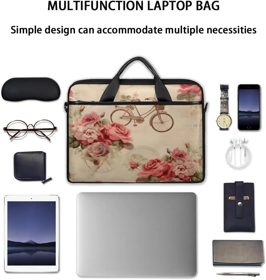 Laptop Shoulder Bag for 13-15 Inch Waterproof Laptop Sleeve Case Bag Slim Computer Carry Case Computer Cases for Laptops