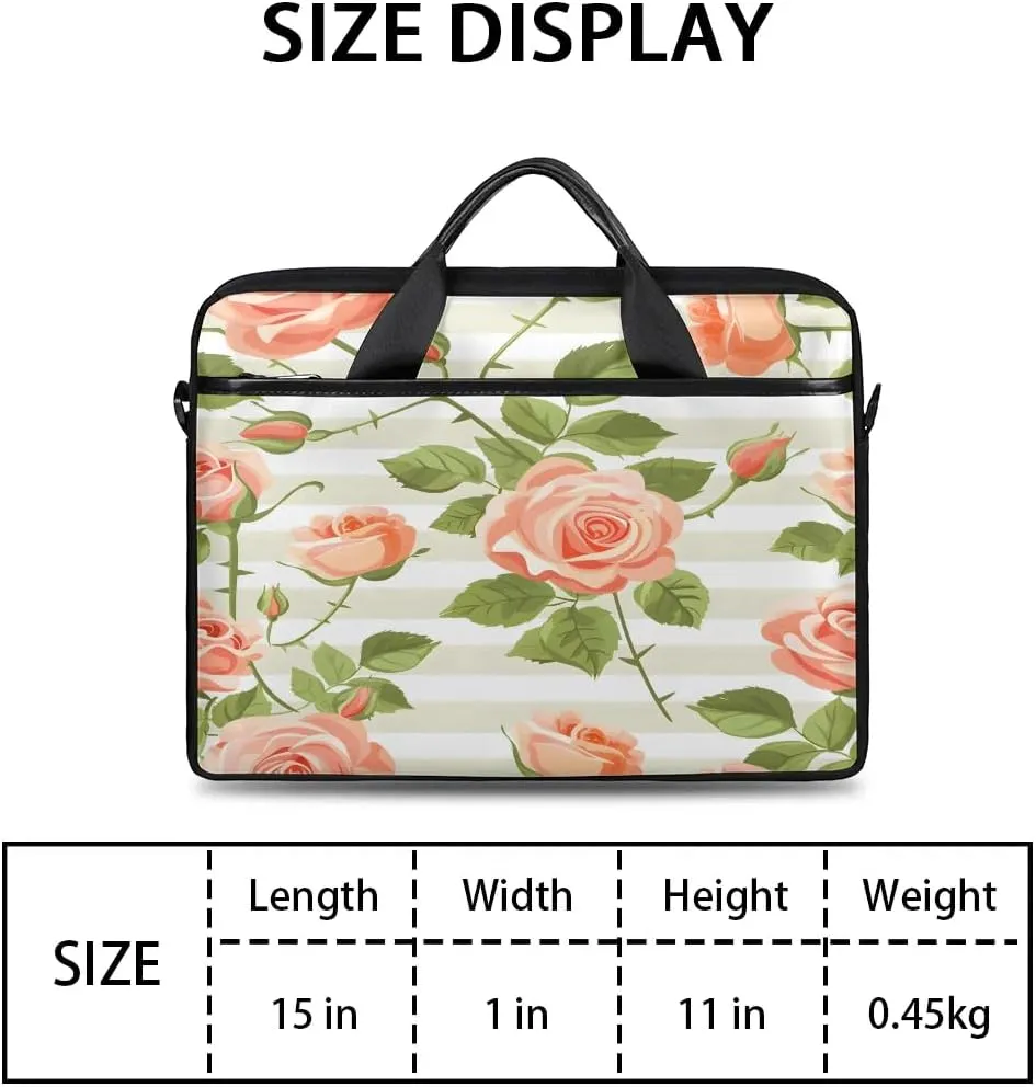 Laptop Shoulder Bag for 13-15 Inch Waterproof Laptop Sleeve Case Bag Slim Computer Carry Case Computer Cases for Laptops