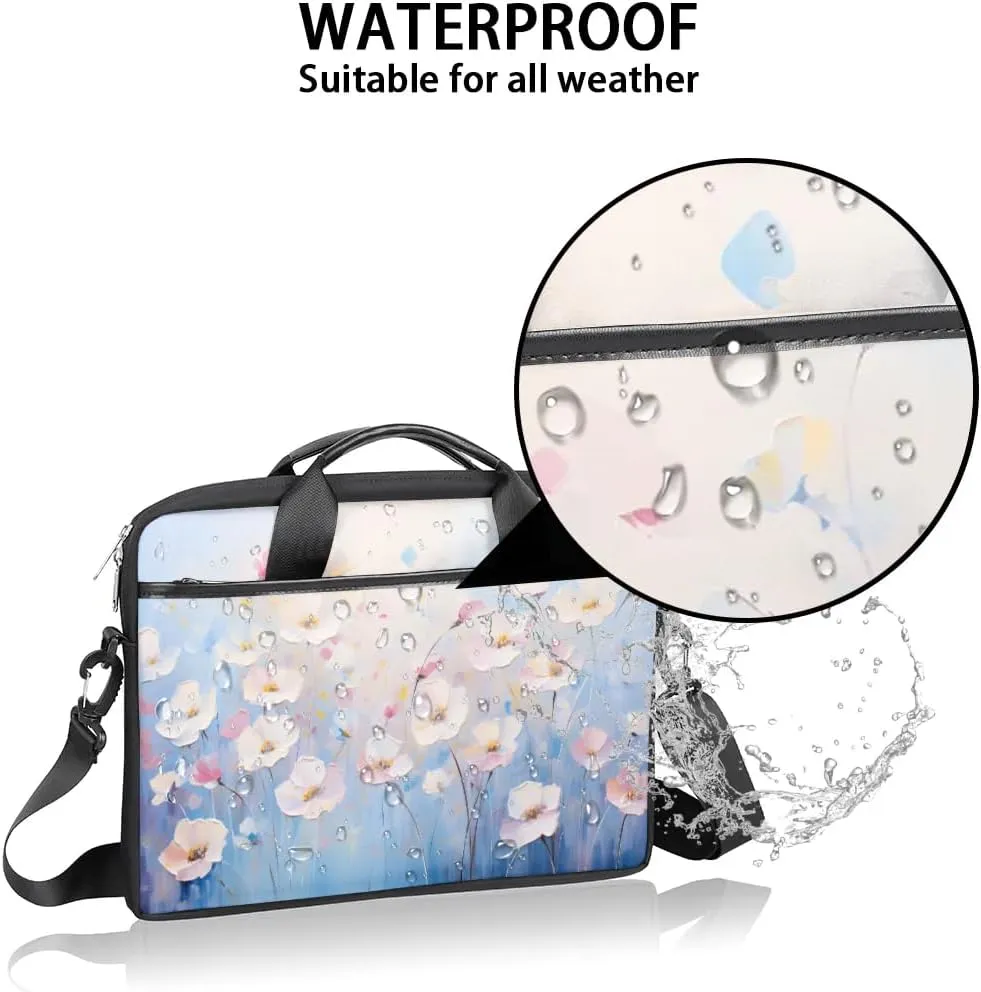 Laptop Shoulder Bag for 13-15 Inch Waterproof Laptop Sleeve Case Bag Slim Computer Carry Case Computer Cases for Laptops