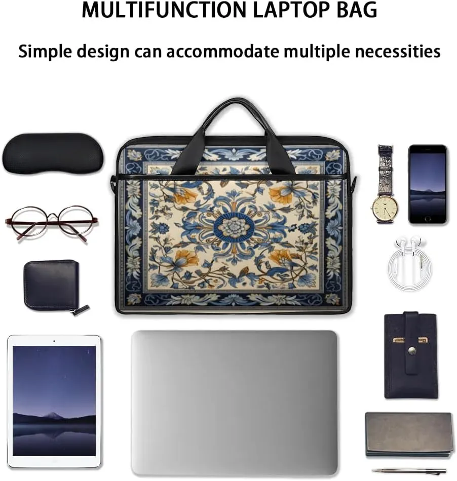 Laptop Shoulder Bag for 13-15 Inch Waterproof Laptop Sleeve Case Bag Slim Computer Carry Case Computer Cases for Laptops
