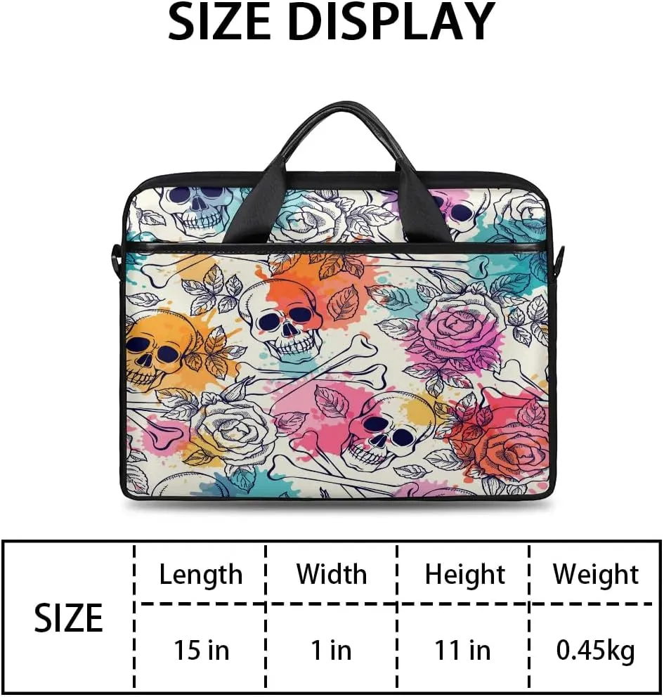 Laptop Shoulder Bag for 13-15 Inch Waterproof Laptop Sleeve Case Bag Slim Computer Carry Case Computer Cases for Laptops