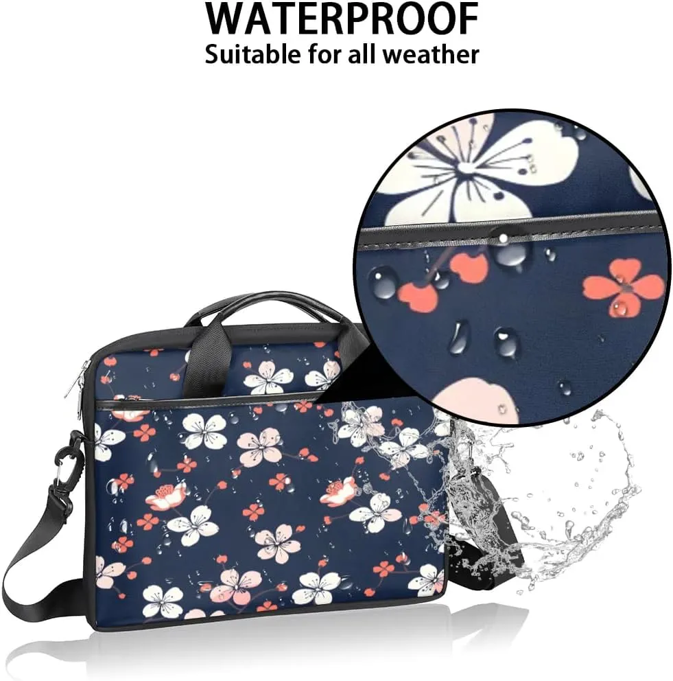 Laptop Shoulder Bag for 13-15 Inch Waterproof Laptop Sleeve Case Bag Slim Computer Carry Case Computer Cases for Laptops
