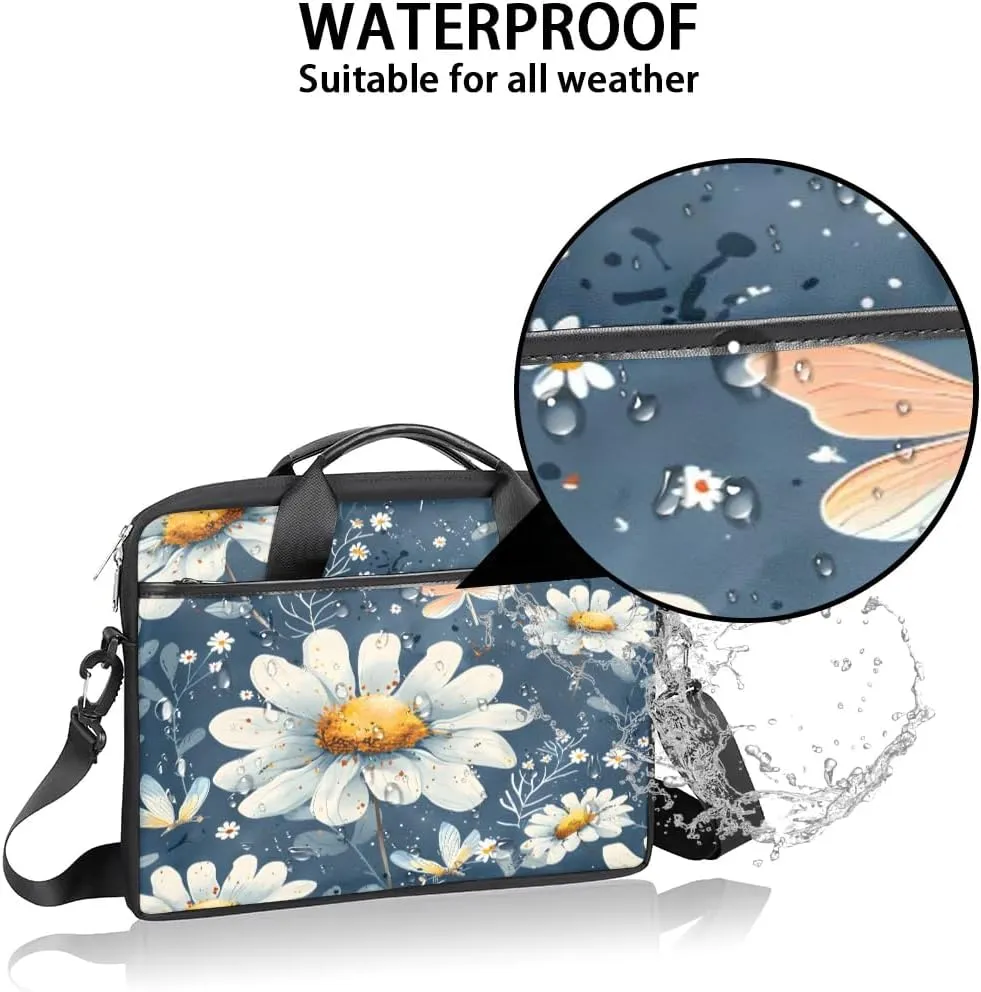 Laptop Shoulder Bag for 13-15 Inch Waterproof Laptop Sleeve Case Bag Slim Computer Carry Case Computer Cases for Laptops