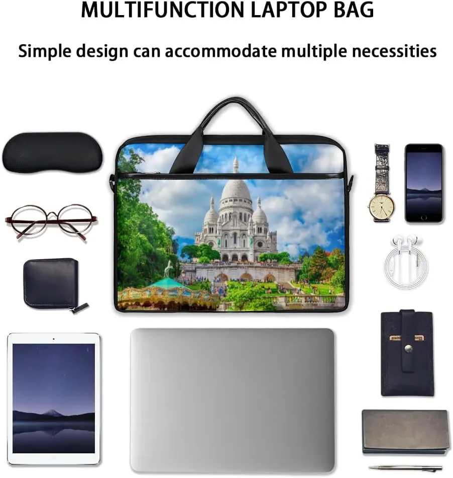 Laptop Shoulder Bag for 13-15 Inch Waterproof Laptop Sleeve Case Bag Slim Computer Carry Case Computer Cases for Laptops