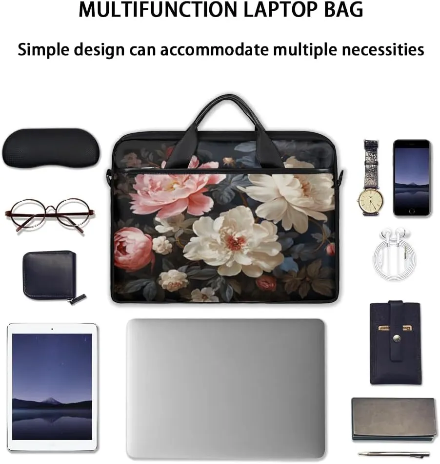 Laptop Shoulder Bag for 13-15 Inch Waterproof Laptop Sleeve Case Bag Slim Computer Carry Case Computer Cases for Laptops