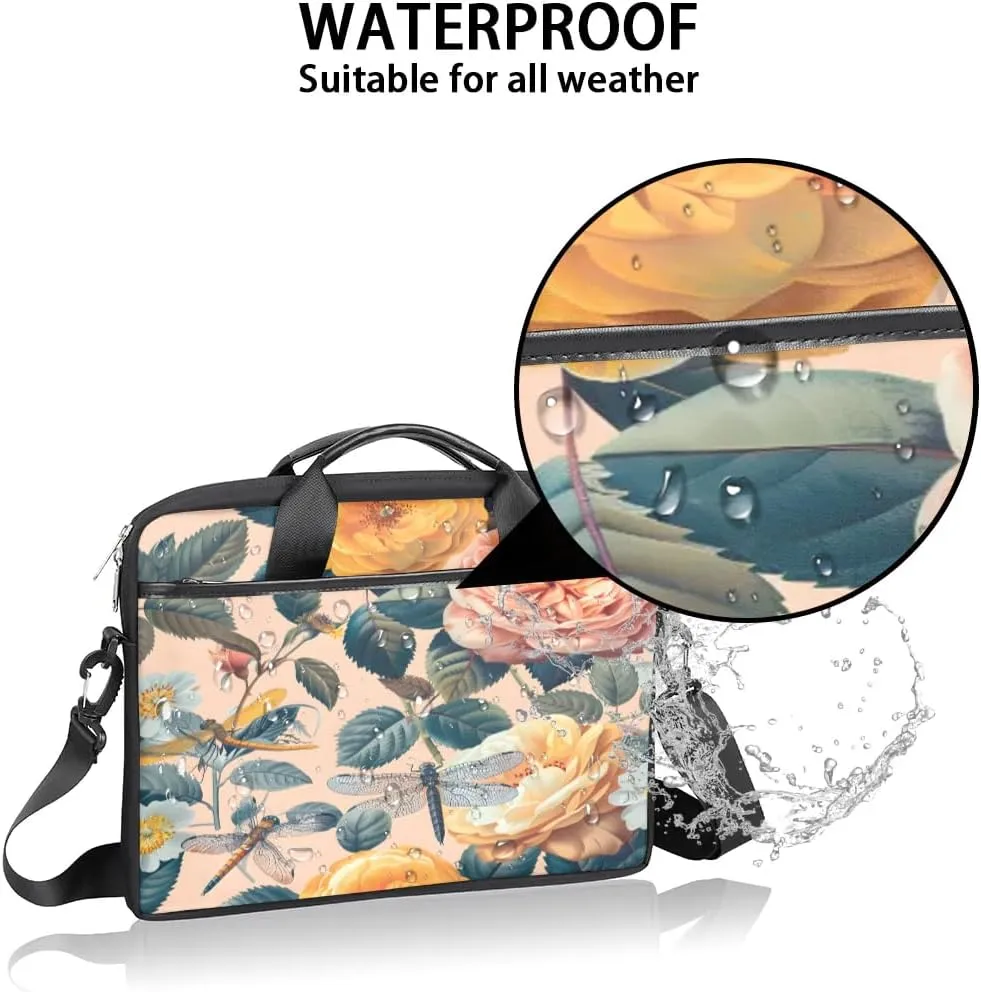 Laptop Shoulder Bag for 13-15 Inch Waterproof Laptop Sleeve Case Bag Slim Computer Carry Case Computer Cases for Laptops