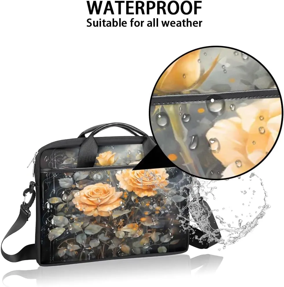 Laptop Shoulder Bag for 13-15 Inch Waterproof Laptop Sleeve Case Bag Slim Computer Carry Case Computer Cases for Laptops