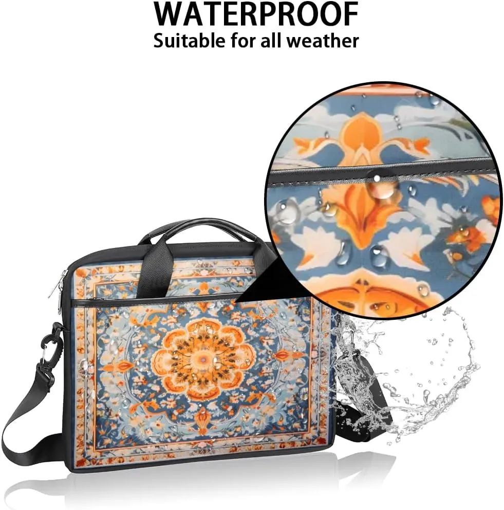 Laptop Shoulder Bag for 13-15 Inch Waterproof Laptop Sleeve Case Bag Slim Computer Carry Case Computer Cases for Laptops