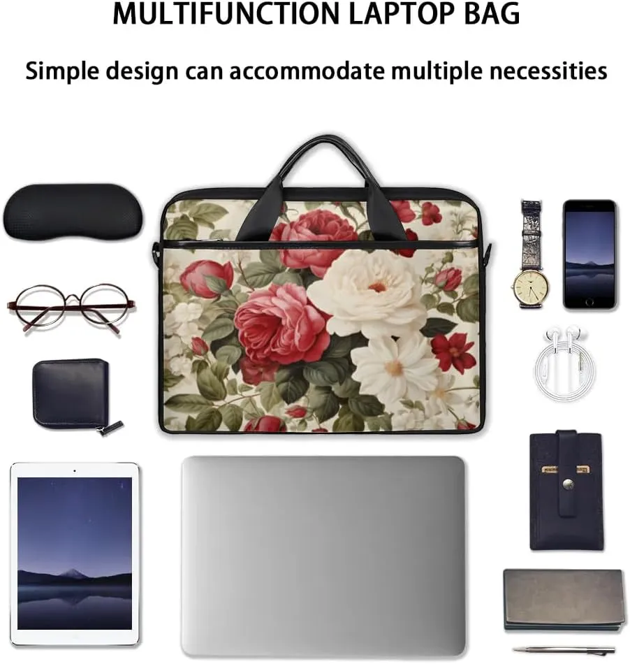 Laptop Shoulder Bag for 13-15 Inch Waterproof Laptop Sleeve Case Bag Slim Computer Carry Case Computer Cases for Laptops