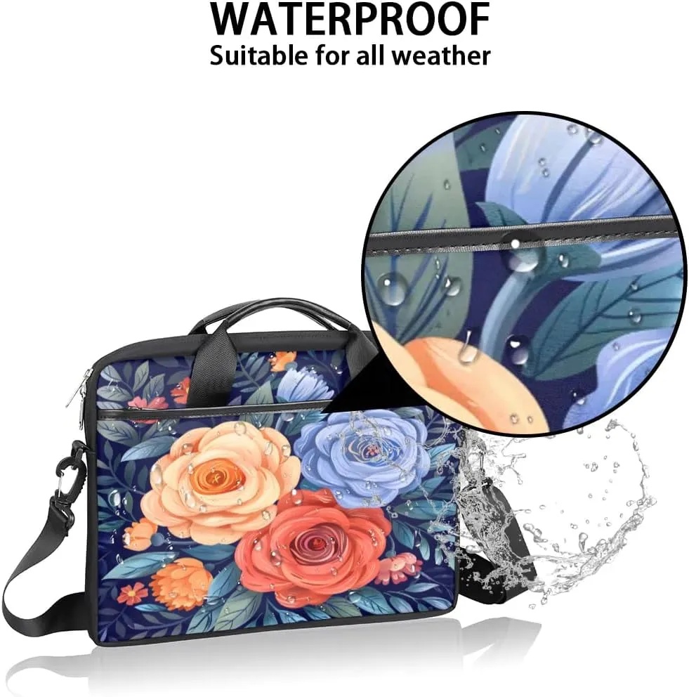 Laptop Shoulder Bag for 13-15 Inch Waterproof Laptop Sleeve Case Bag Slim Computer Carry Case Computer Cases for Laptops