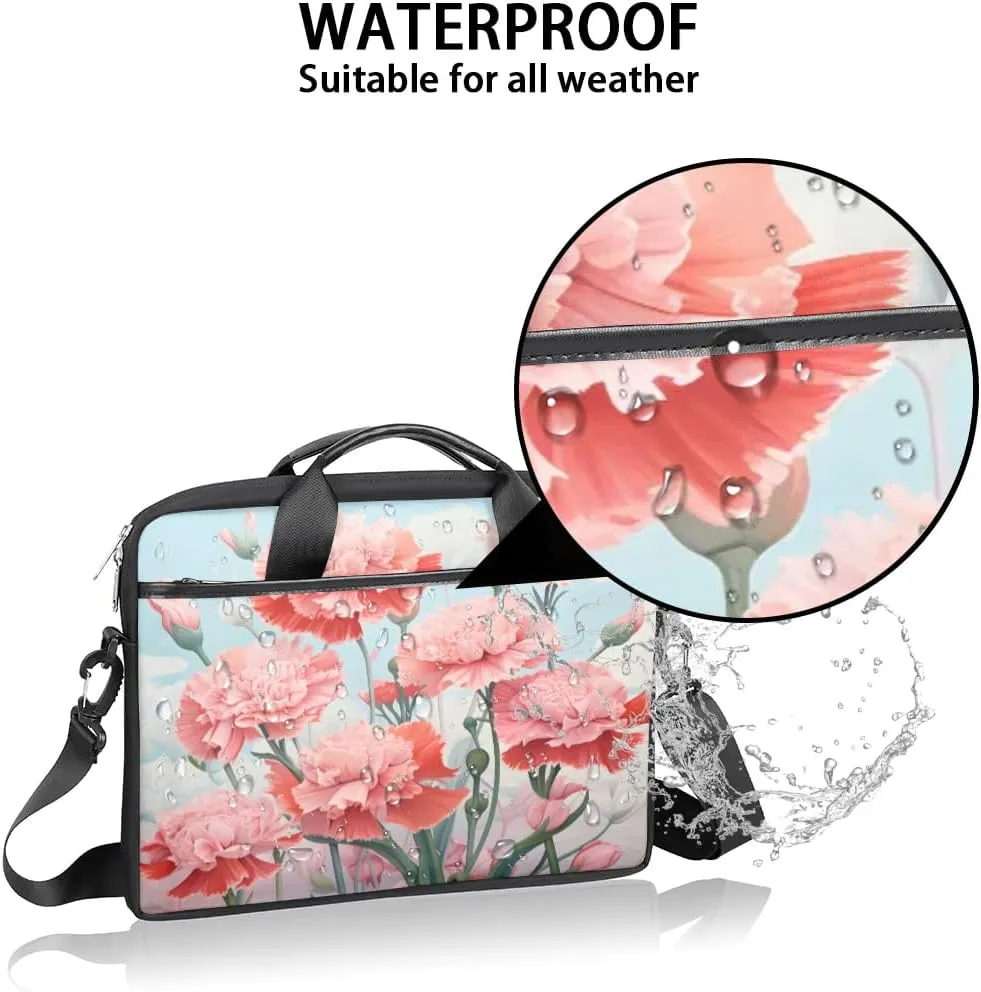 Laptop Shoulder Bag for 13-15 Inch Waterproof Laptop Sleeve Case Bag Slim Computer Carry Case Computer Cases for Laptops