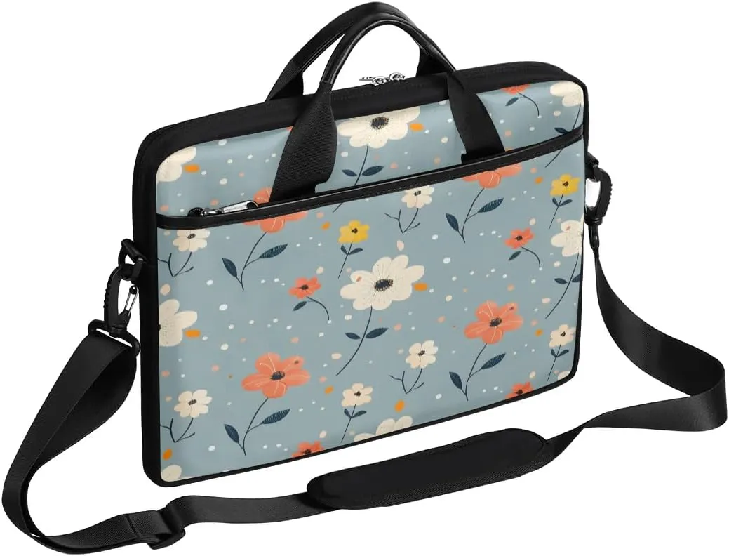 Laptop Shoulder Bag for 13-15 Inch Waterproof Laptop Sleeve Case Bag Slim Computer Carry Case Computer Cases for Laptops