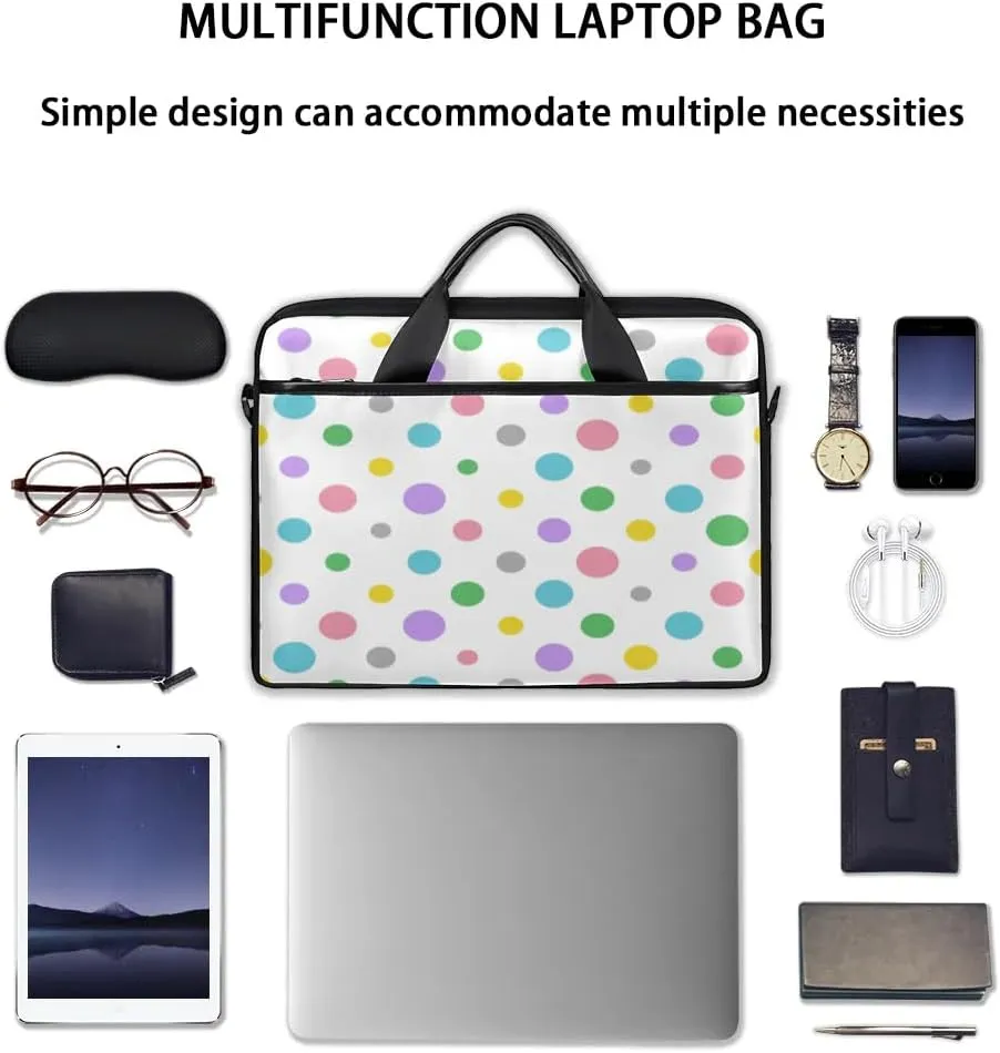 Laptop Shoulder Bag for 13-15 Inch Waterproof Laptop Sleeve Case Bag Slim Computer Carry Case Computer Cases for Laptops